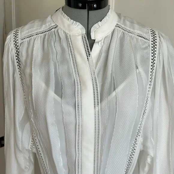 Reiss Harriet Belted Pleated Minidress sz 4 - Picture 2 of 6